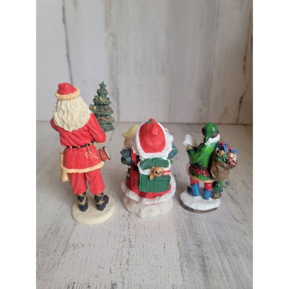 Santa mix naughty nice list figure xmas set decor tree Mistletoe - Picture 4 of 5